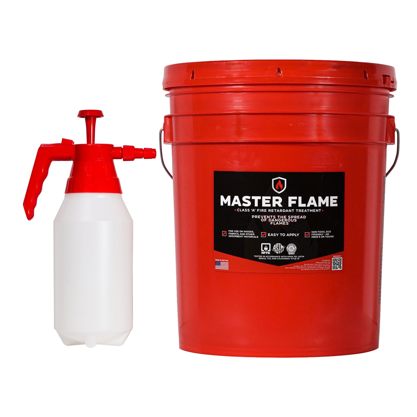 Master Flame - Class "A" Fire Retardant - Sprayer Kits