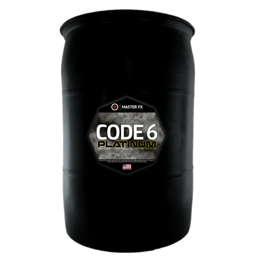 Code 6 Platinum - High Density - Extremely Long Lasting Fog Fluid
